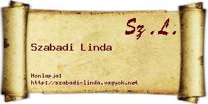 Szabadi Linda névjegykártya